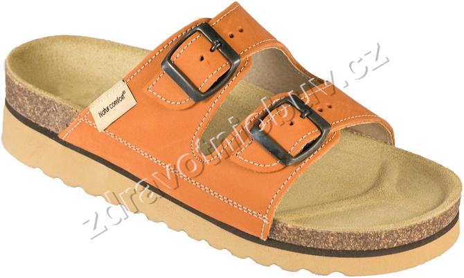 pantofle 1002/006 KLH2 oranžové