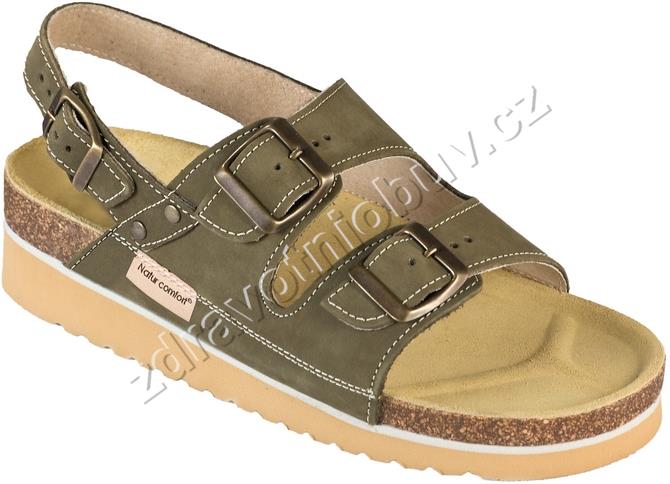 sandály 1004/006 KLH2 oliva