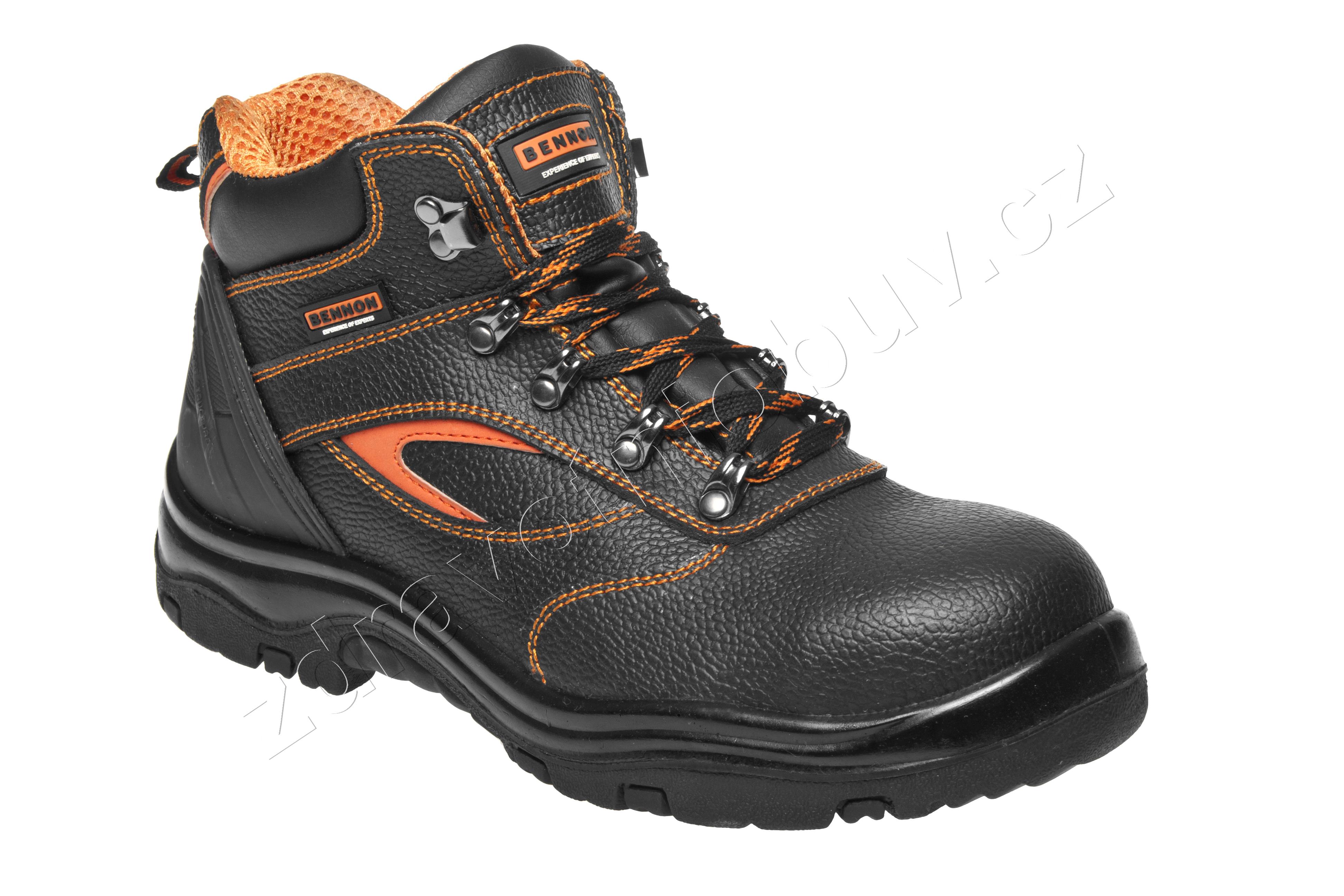 BA Z90205 kotník. obuv černá kod:0534040260