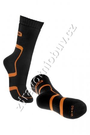 BA Trek sock černo-oranž D21001 kod:0105000060