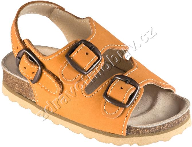 dětské sandály 1004 EH2 d oranžové