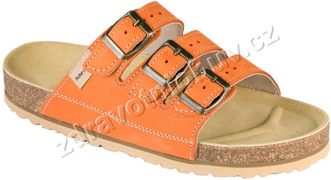 pantofle 1003 EH2 oranžové