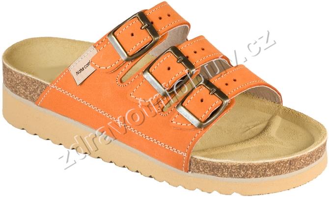 pantofle 1003 KLH2 oranžové