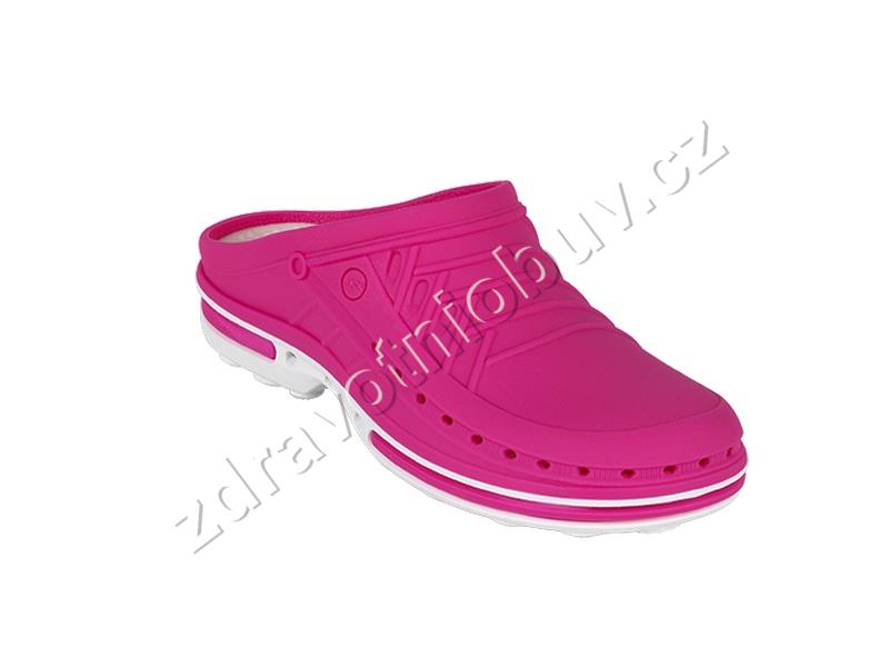 pantofle WOCK Clog 09 fuchsia