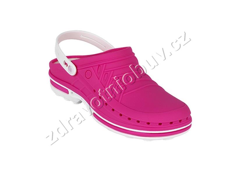 sandály WOCK Clog 09 fuchsia