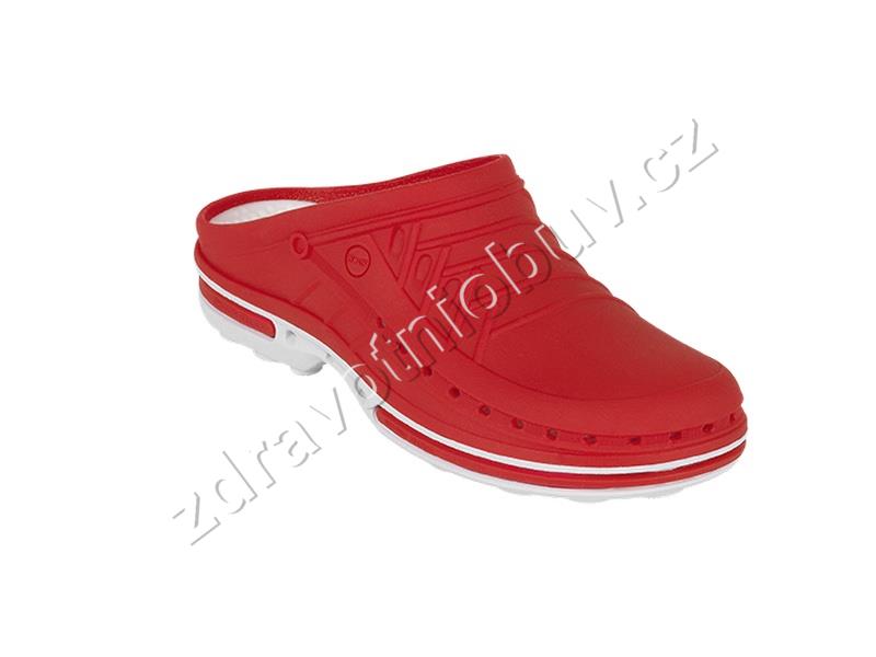 pantofle WOCK Clog 17 red