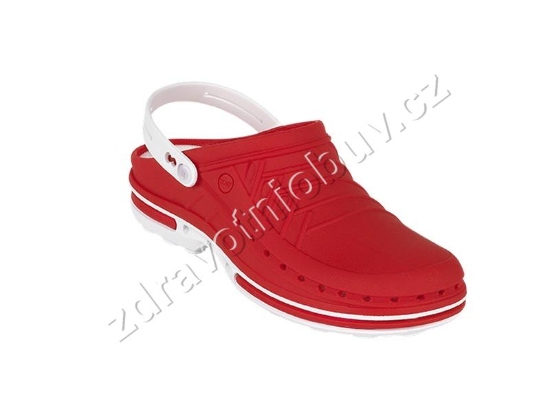 sandály WOCK Clog 17 red