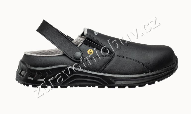 BA Z30082 černá plná špička sandál 0694010460