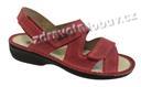 MJ 3705 012-P84 sandály červené suchý zip